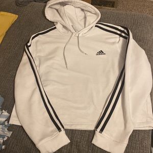 Cropped Adidas hoodie